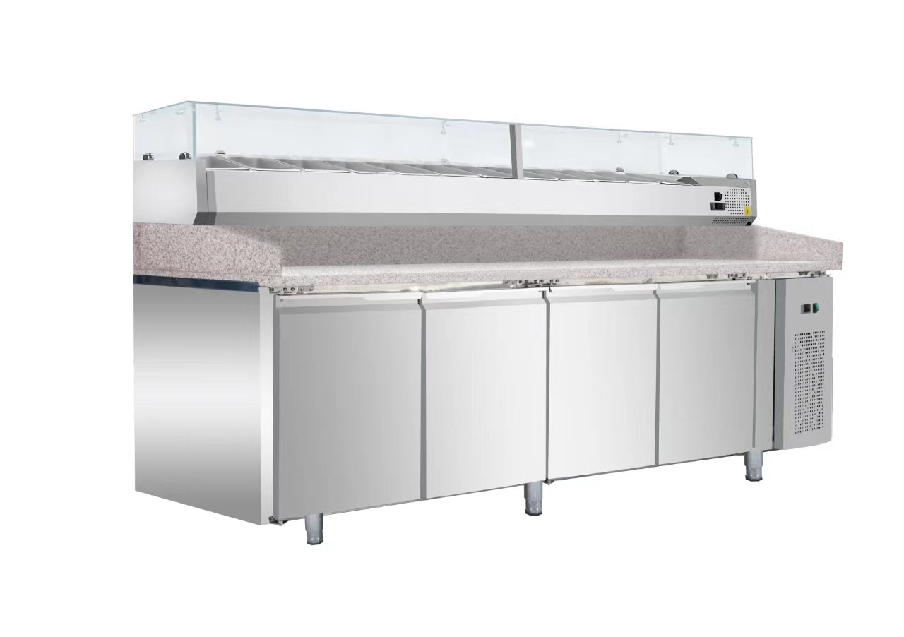 THV2520/380 - Vitrine réfrigérée GN 1/3, 2520 x 395 x 435 mm