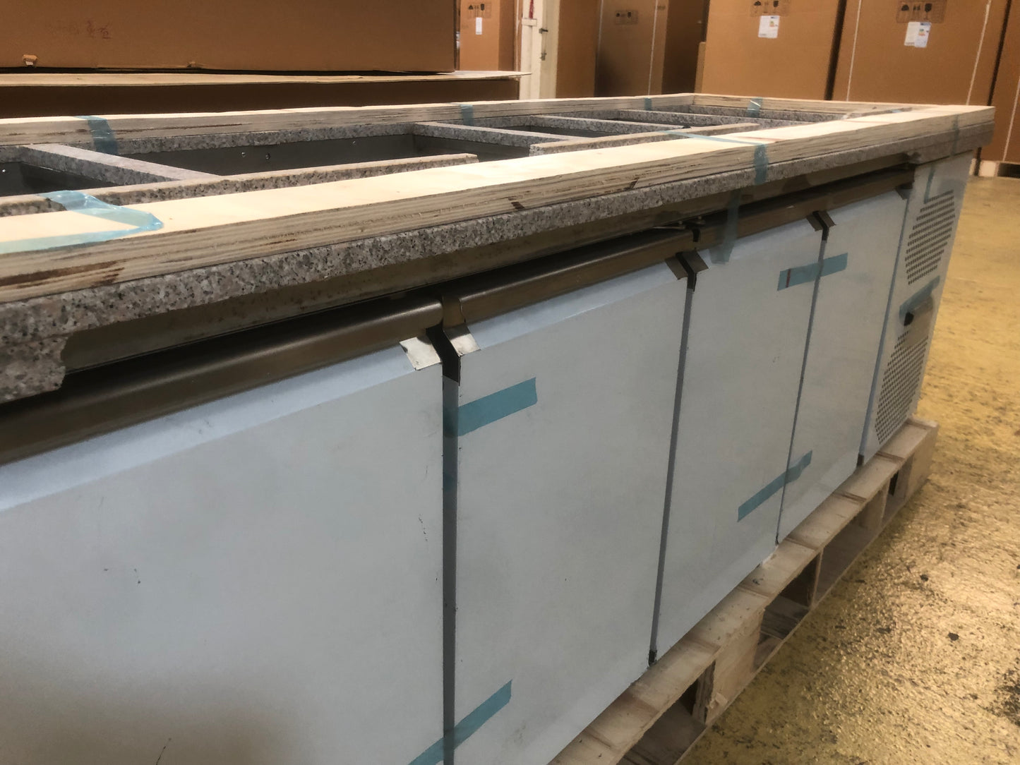 THSAI228 - Saladette réfrigérée - 4 portes ,GN 1/1 x 6