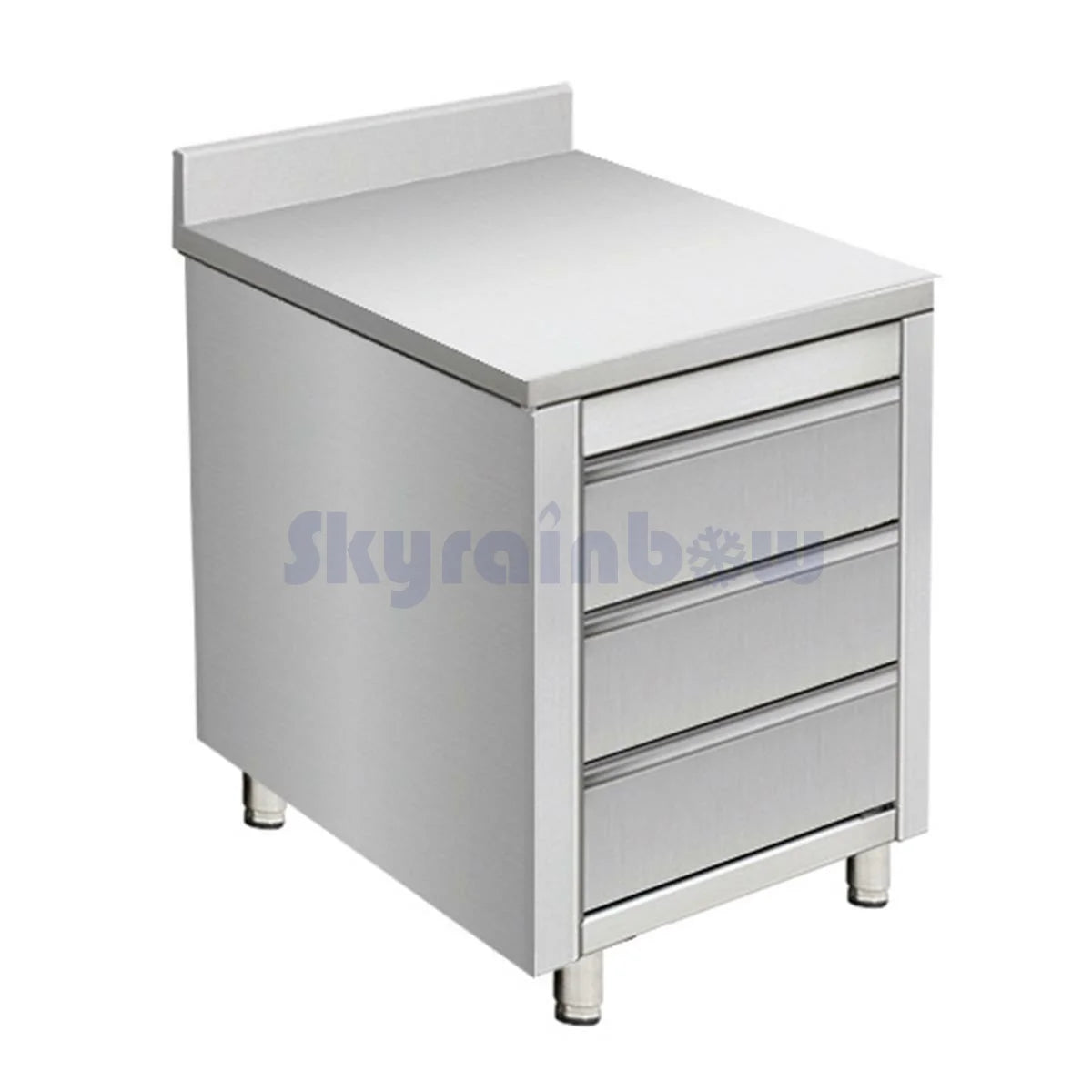 THSS3R57A - Placard adossé - 3 tiroirs, 500 x 700 x 850 +100 mm