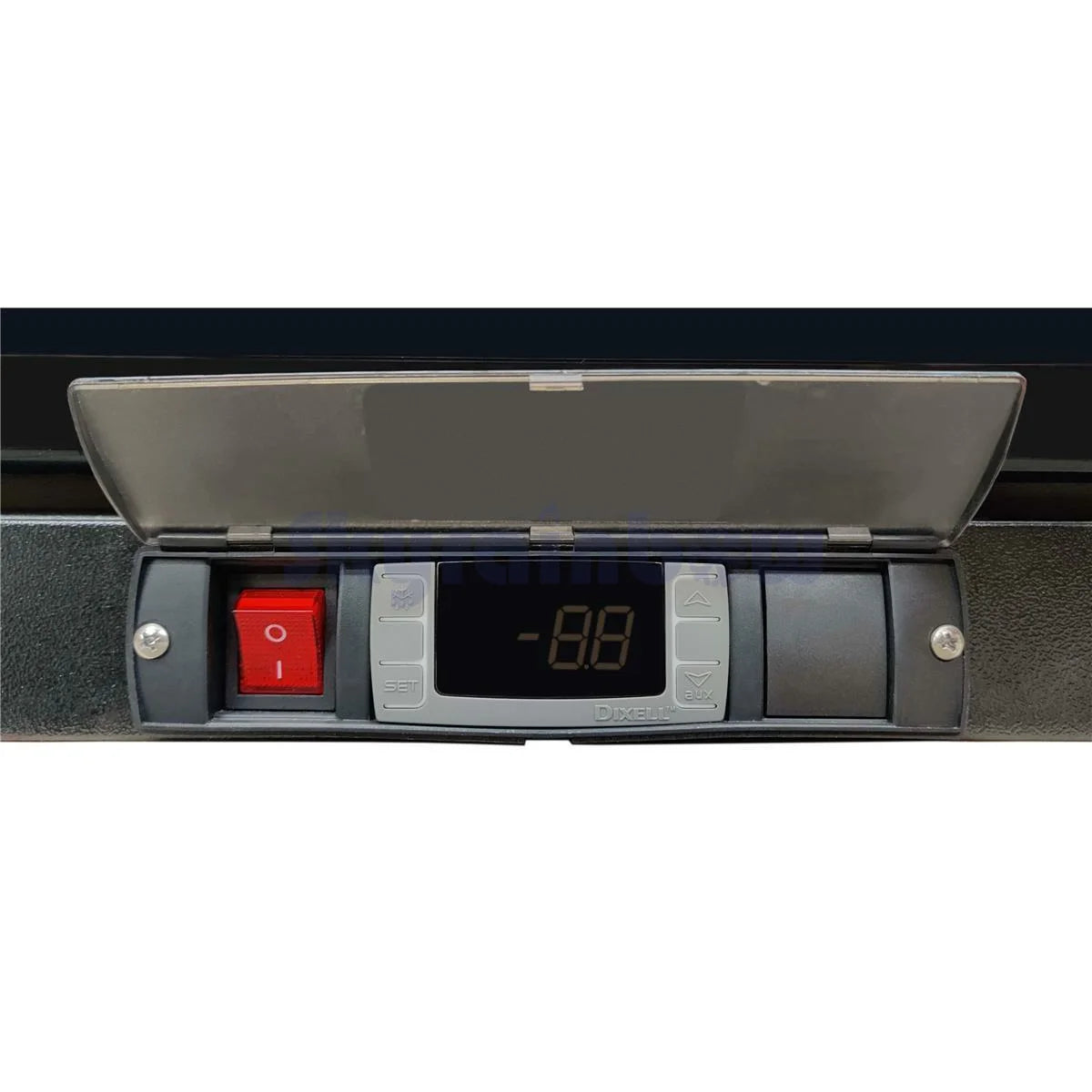 TSC2E90BS - Arrière Bar Noir-2 portes coulissantes 900 x 500 x 900 mm