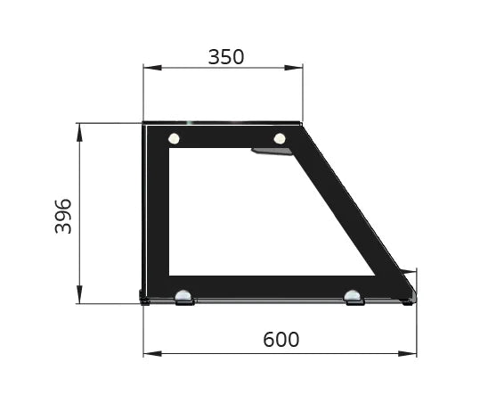THSAI228S - Saladette réfrigérée Boisée - 4 portes ,GN 1/1 x 6