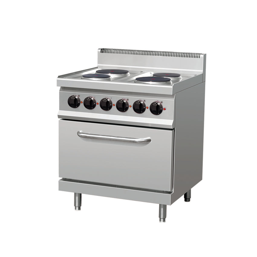 THE7P4M-EO - Fourneau électrique - 800 x 700 x 900 ( + 140 ) mm