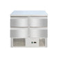 THS901-4D - Saladette réfrigérée 4 tiroirs ,900 x 700 x 870 mm
