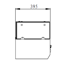 THV1200/380 - Vitrine réfrigérée GN 1/3, 1200 x 395 x 435 mm