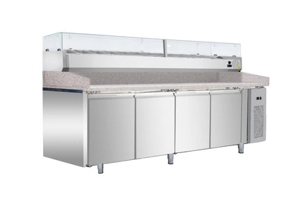 THV2520/380 - Vitrine réfrigérée GN 1/3, 2520 x 395 x 435 mm