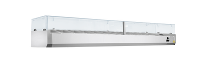 THV2520/380 - Vitrine réfrigérée GN 1/3, 2520 x 395 x 435 mm