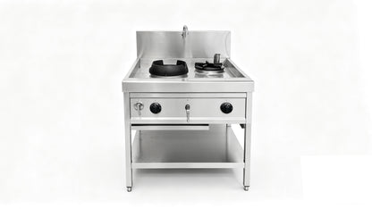 THW1+V1 - Réchaud Wok - 900x900x860+280