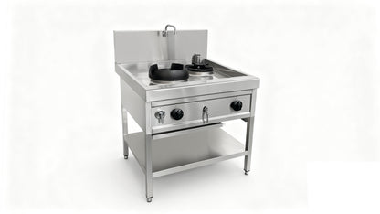THW1+V1 - Réchaud Wok - 900x900x860+280