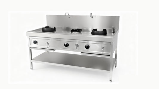 THW2+V1 - Réchaud Wok - 1800x900x860+280