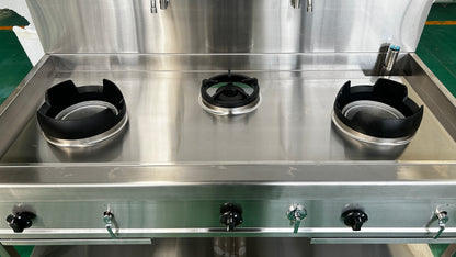 THW2+V1 - Réchaud Wok - 1800x900x860+280
