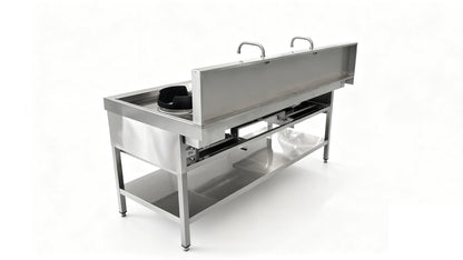 THW2+V1 - Réchaud Wok - 1800x900x860+280