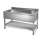 THSTR127BM1 - Plonge en inox - 1 Bac sans égouttoir , 1200 x 700 x850 mm