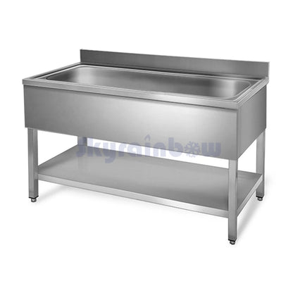 THSTR107BM1 - Plonge en inox - 1 Bac sans égouttoir , 1000 x 700 x 850 mm