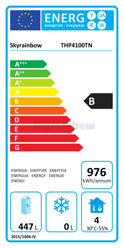 THP4100TN8D - Meuble réfrigérée Positive  8 tiroirs   , 2230x700x 860 mm