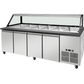 THSAI228S - Saladette réfrigérée Boisée - 4 portes ,GN 1/1 x 6