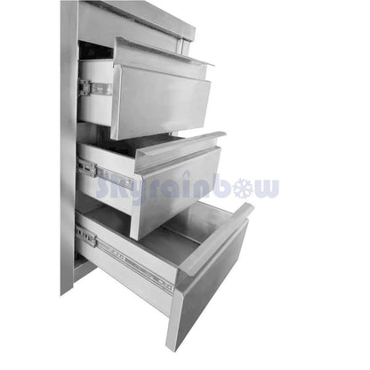 THSS3R56 - Placard central - 3 tiroirs , 500 x 600 x 850 mm