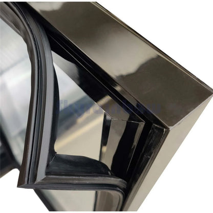 TSC3E90B - Arrière Bar noir -3 portes battantes 1335 x 500 x 900 mm