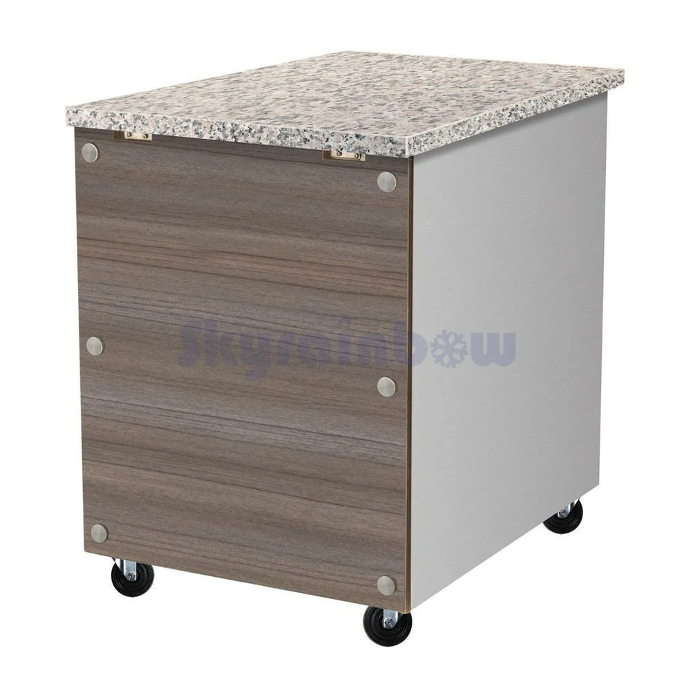 Caisse Boisée avec grainit et tiroir - 800x820x855mm SKYRAINBOW-THKT88