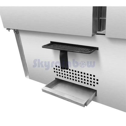 THPS300 - Saladette réfrigérée 3 portes , 1365 x 700 x 950 mm