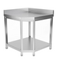 THGESR107A - Table d'angle adossée , 1000x1000x 700x850+100 mm