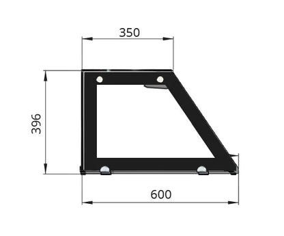 THSAI188S  - Saladette réfrigérée Boisée - 3 portes, GN 1/1 x 5