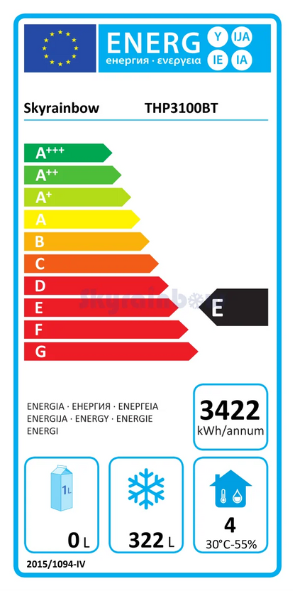 THSNACK3100BT - Meuble réfrigérée 3 portes  Négative , 1800x600x 860 mm