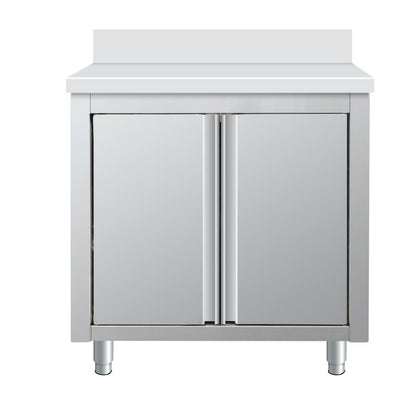 THASR86A - Placard adossé portes battantes, 800 x 600 x 850+100 mm