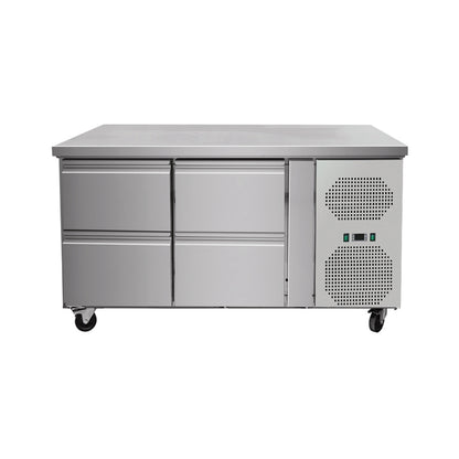 THP2100TN4D - Meuble réfrigérée Positif 4 tiroirs GN1/1   , 1360 x 700 x 860 mm