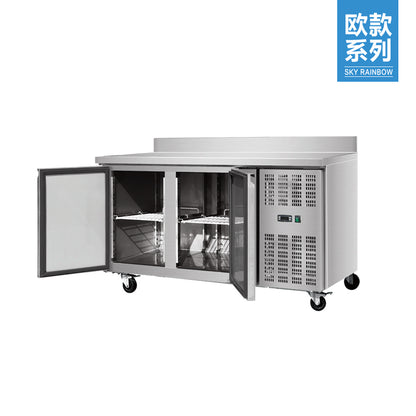 THPA2200TN - Meuble réfrigérée adossé 2 portes Positive , 1510 x 800 x 860 +100 mm