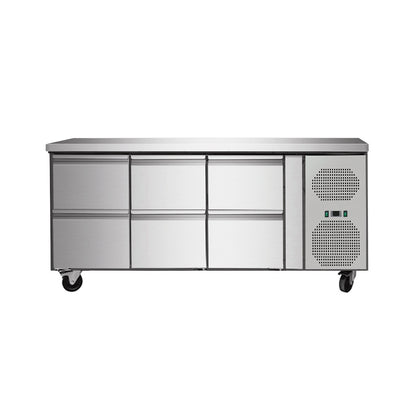 THP3100TN6D - Meuble réfrigérée  Positive 6 tiroirs , 1795x700x 860 mm