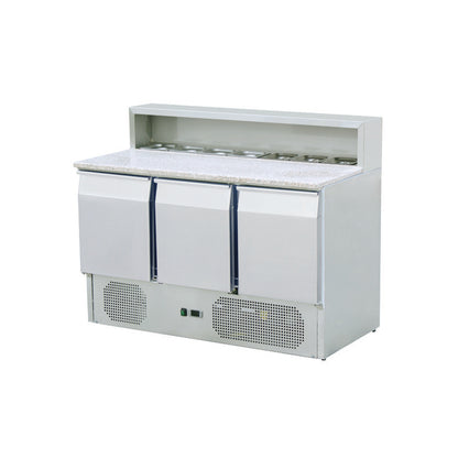 THPS903 - Saladette réfrigérée 3 portes,1365 x 700 x 1080 mm