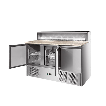 THPS903 - Saladette réfrigérée 3 portes,1365 x 700 x 1080 mm