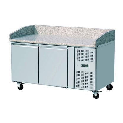 THPZ2600TN - Table à pizza réfrigérée 2 portes , 1510 x 800 x 1000 mm