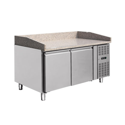 THPZ2600TN - Table à pizza réfrigérée 2 portes , 1510 x 800 x 1000 mm