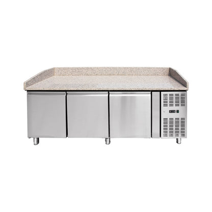 THPZ3600TN - Table à pizza réfrigérée 3 portes , 2025 x 800 x 1000 mm