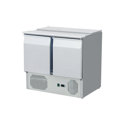 THS900 - Saladette réfrigérée 2 portes 900 x 700 x 870 mm