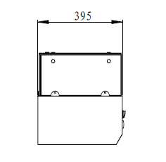 THV1600/380 - Vitrine réfrigérée GN 1/3, 1600 x 395 x 435 mm