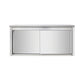 THWSR104 - Placard mural en inox - portes coulissantes , 1000 x 400 x 650 mm