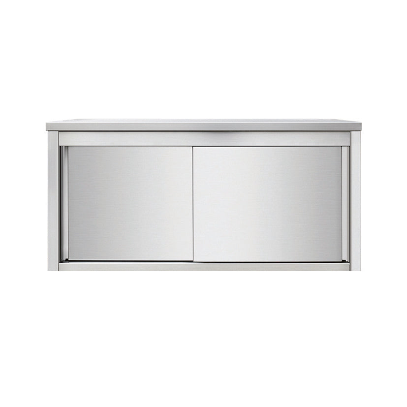 THWSR104 - Placard mural en inox - portes coulissantes , 1000 x 400 x 650 mm